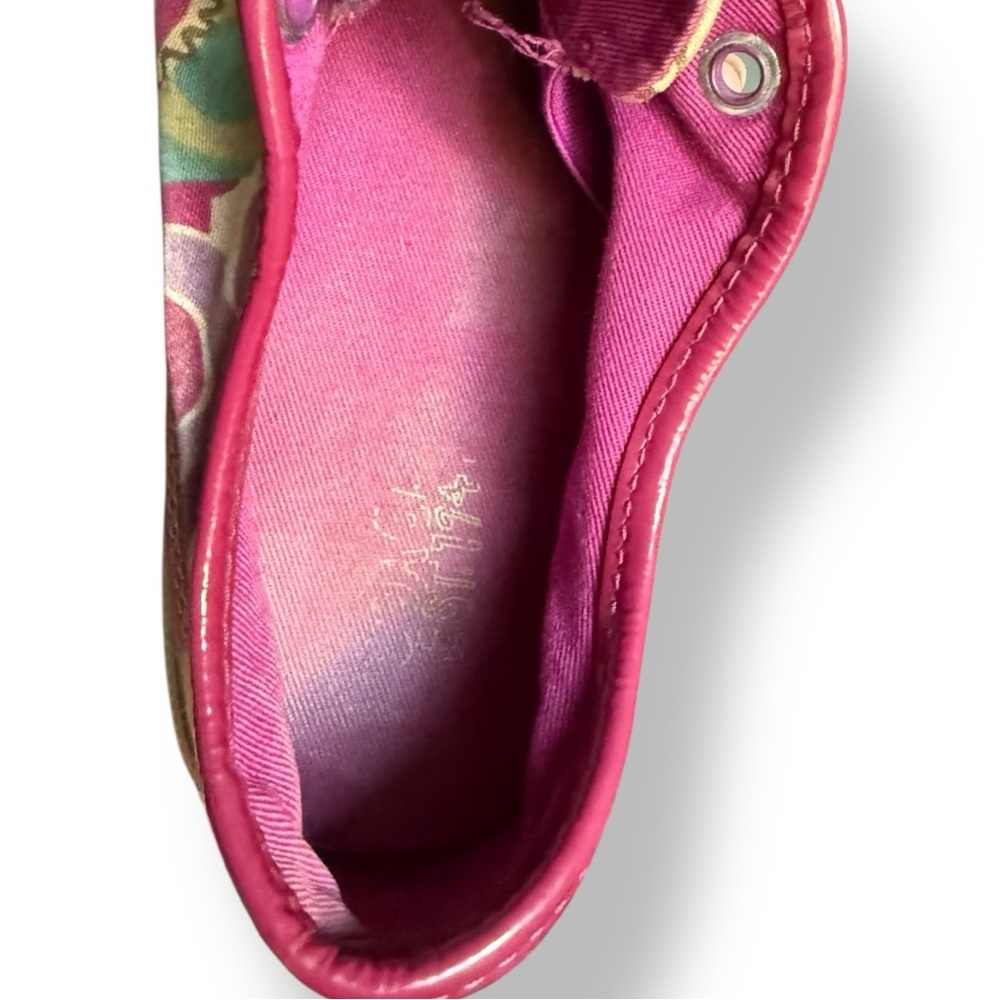 Coach 🪢 RARE, Bev Poppy Multicolor Colorful Slip-On Laceless Sneakers Size 7.5 - Picture 9 of 9